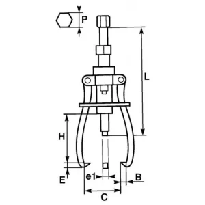 EXTRACTEUR A VIS A PAS DIFFERENTIEL SAM OUTILLAGE – 4851 magasin paris 7